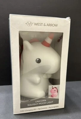 West & Arrow Unicornio RGB LED Luz de Estado de ánimo Cambio de color Luz nocturna blanda Foto 1 de 4