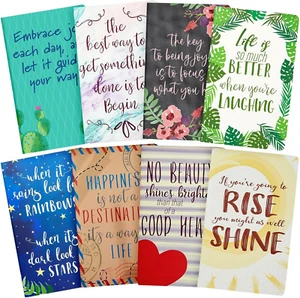 8 Pack Inspirational Notebooks with Motivational Quotes Bulk, 5X8 Lined Journals - Picture 1 of 12