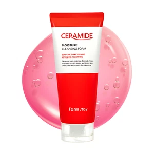 Korean Face Wash Cleanser For Women Ceramide Firming Foam Cleanser for Hydrating - Picture 1 of 2