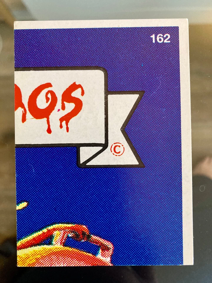 Carte de collection Les Crados / Carte puzzle 162 / Série 1 / 1989 / TBE - Photo 1/1