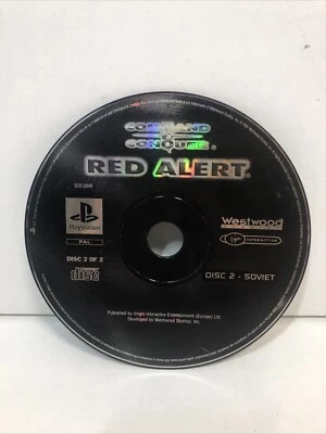 Command & Conquer Red Alert PS1 Sony Playstation 1 Disc 2 only - Image 1 of 4