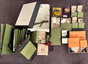 GUCCI & LOUIS VUITTON Gift Box Set Empty Assorted Sizes - Picture 1 of 8