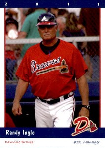 2011 Danville Braves Grandstand #15 Randy Ingle Manager Baseball Card