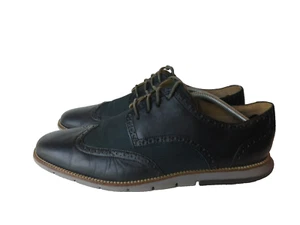 Cole Haan Grand OS Size 13M Grandsprint Wingtip II Oxford Men's Navy Blue Shoes - Picture 1 of 10