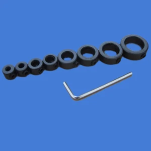 2x Broca de 3-16 mm de acero al carbono abrazadera eje bloqueo ranura manguito límite anillo localizador - Imagen 1 de 12
