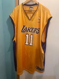 Vintage Reebok Lakers Carl Malone #11 basketball jersey 3XL - Picture 1 of 16