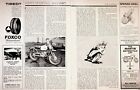 1967 Wiadomości motocyklowe Peter Gaunt Luigi Taveri Boddice- 4-stronicowy artykuł vintage