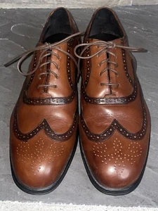 Rockport Men's Fallo Dress Lace-Up Almond Toe Oxfords Medium Brown Size 10.5 - Picture 1 of 7