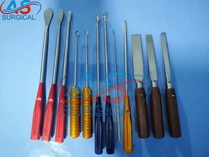 Juego de 11 instrumentos ortopédicos para laminectomía de columna - Imagen 1 de 3