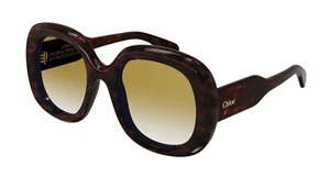 Chloé CH0153S DARK HAVANA/YELLOW BROWN SHADED (002) Sonnenbrille - Bild 1 von 2