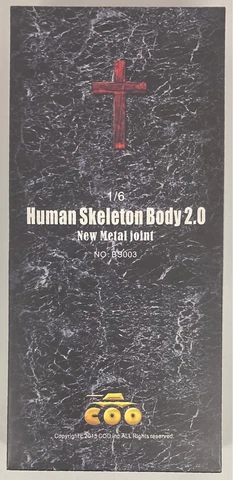 COO MODEL (ACTION FIGURE) HUMAN SKELETON BODY 2.0 / NEW METAL JOINT 1/6 Scale Cover