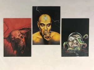 PROMO CARDS: BLOODSUCKING BEASTS FROM HELL Comic Images 3 Different (P1 P2 & P3) - Picture 1 of 3
