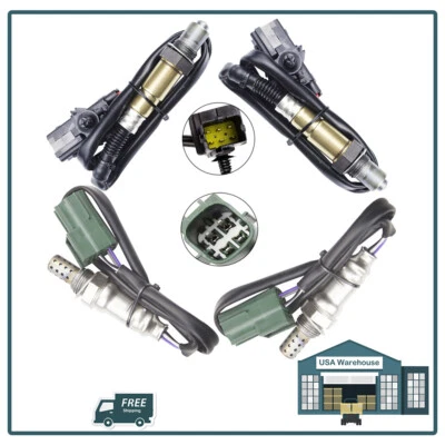 4x Sensor de oxígeno O2 para Infiniti QX56 2004 2005 2006 5,6 L aguas arriba + aguas abajo Foto 1 de 4