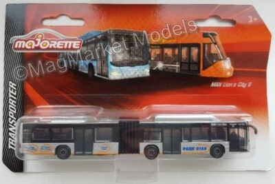 MAJORETTE · MAN LION'S CITY G · PARK & RIDE · SILVER · 1:76 · BRAND NEW & SEALED - Image 1 of 3