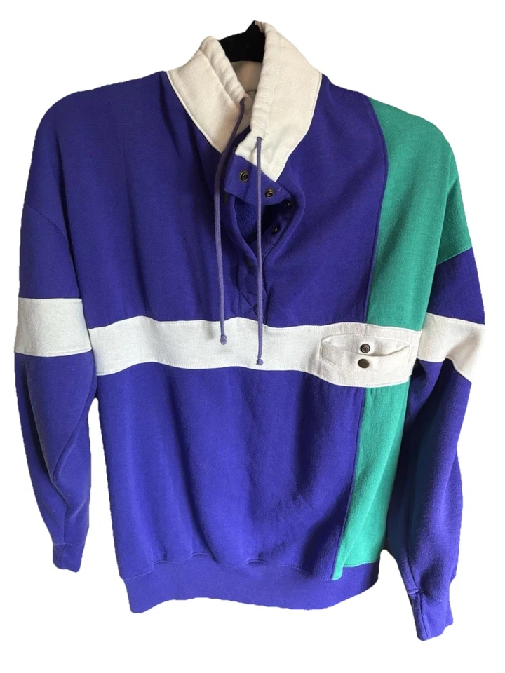 Cuello tortuga vintage Fiorlini Sport cuarto botón Foto 1 de 4