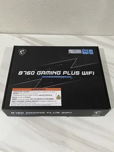 MSI B760 Gaming Plus WiFi Intel Motherboard DDR5 - New - Picture 1 of 11