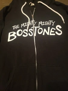 Felpa con cappuccio The Mayyy Bostones taglia large nera - Foto 1 di 7