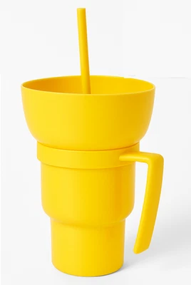 Taza palomitas Stadium Tumbler | Taza grande para aperitivos y bebidas de 1000 ml | 4 opciones de color | Foto 1 de 4