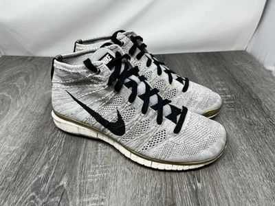 Nike Free Flyknit Chukka Gold Trophy 640652-100 Men’s US Size 10 MISSING INSOLES - Image 1 of 4