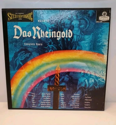 WAGNER Das Rheingold SOLTI/Vienna LONDON FFSS BLUE BACK OSA 1309 ST 3LP BOX  - Image 1 of 4
