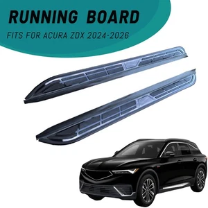 2PCS Running Boards Fits for Acura ZDX 24-26 Black Side Step Aluminium Nerf Bars - Picture 1 of 10
