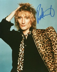 Rod Stewart signiertes Foto - vorzertifiziert ACOA - Bild 1 von 3