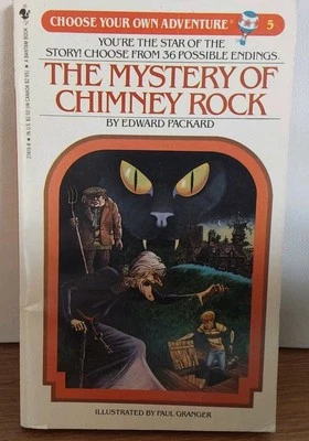 Choose Your Own Adventure Book 5 Mystery of Chimney Rock 1979 PB Mystery Fiction - Image 1 of 2