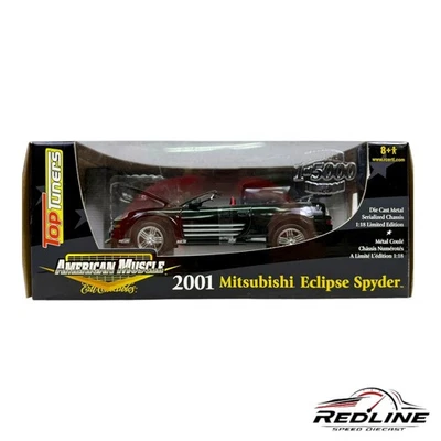 🎌Ertl American Muscle 2001 Mitsubishi Eclipse Spyder 1 de 5000 negro 1:18 HW🎌 Foto 1 de 4