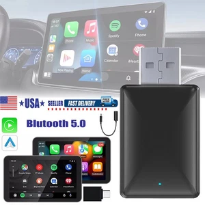 Wireless USB CarPlay Adapter Wireless Carplay Dongle For iPhone Apple Plug &Play - Picture 1 of 10