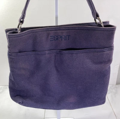 Esprit Women Shoulder Crossbody Bag Medium Sized Purple Purse Vtg - Image 1 of 4