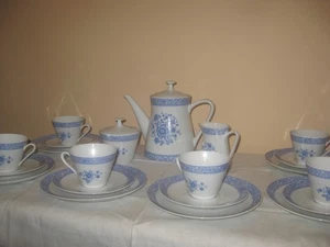 Vintage Winterling Röslau Bavaria Coffee Set 21 piece MidCentury Porcelain RETRO - Picture 1 of 23
