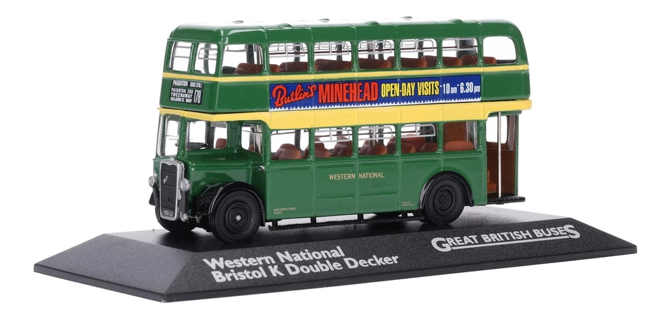 4655109 Atlas Editions 1:76/OO Gauge Bristol K Double Decker (Pre-Owned) - Image 1 of 1
