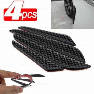 4x Carbon Fiber Car Door Protector Strip Anti-collision Sticker Trim Accessories - Bild 1 von 19