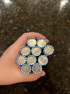 Jefferson Nickels 10 Rolls From Bank Box 1838-2025 Nickels Free Shipping! - Picture 1 of 3