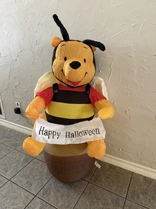 Vintage Gemmy Disney Halloween 2004 aufblasbar Indoor Winnie Puuh 4’ - Bild 1 von 5