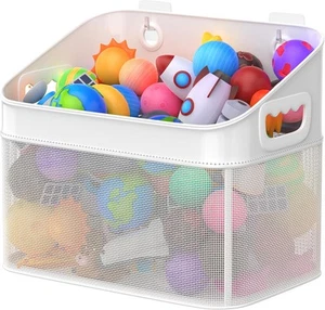 Mesh Baby Bath Toy Storage, Large Capacity and Quick Drying Beige - Picture 1 of 7