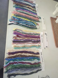LoRan Master Card Embroidery Thread Floss Pages 60+ Skeins + Project Cards  - Picture 1 of 8