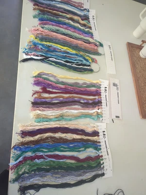LoRan Master Card Embroidery Thread Floss Pages 60+ Skeins + Project Cards  - Image 1 of 4