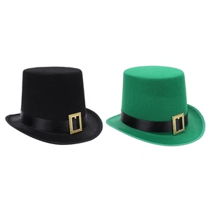Soft Fabric Magicians Style Bucket Hat Themed Party Saint Patrick s Day - Picture 1 of 10