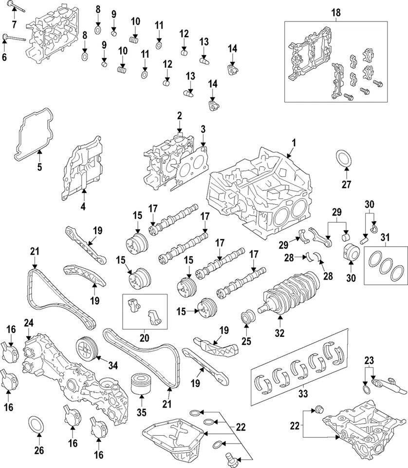 Culata genuina Subaru 2022 BRZ 11019AB010 Foto 1 de 1