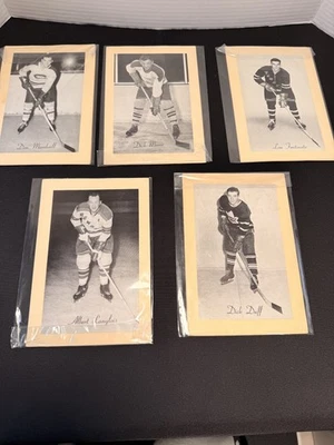 Original NHL Lot - 5 Greats: Marshall, Moore, Fontinato, Langlois, Duff - Image 1 of 4