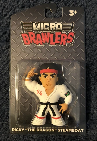 Ricky The Dragon Steamboat Micro Brawler  Pro Wrestling Crate Exclusive WWF NWA Cover