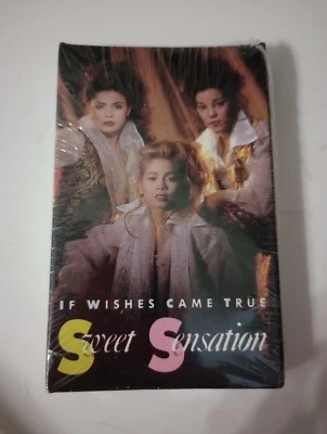 Sweet Sensation - If Wishes Came True -  1990 Cassette Tape Single - Sealed - Image 1 of 2