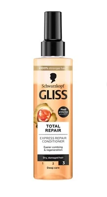 SCHWARZKOPF GLISS KUR Schwarzkopf Gliss TOTAL REPAIR Express Conditioner Spray For Dry Stressed Hair