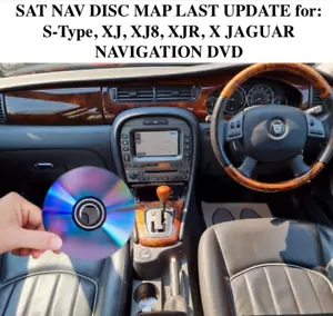 AGGIORNAMENTO MAPPA DISCO NAVIGATORE SATELLITARE per S-Type, XJ, XJ8, XJR, X JAGUAR NAVIGATORE DVD UK - Foto 1 di 4
