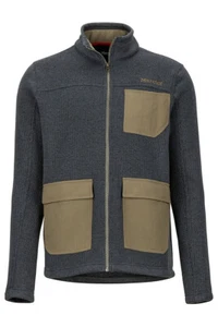 Marmot V6010 Dark Steel Heather/Cavern Gilcrest Zip Jacket Men's Size Medium - Picture 1 of 2