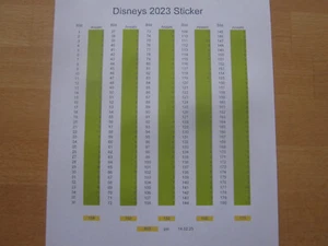 6 Sticker zum Aussuchen = 1,- REWE DISNEY, fast alle vorrätig! - Bild 1 von 2