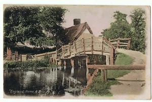 Antike Postkarte mit dem Titel England Home & Beauty verschickt Oktober 1912 - Bild 1 von 2