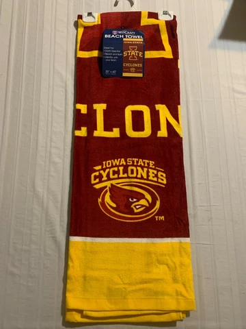 Iowa State Cyclones NCAA 30" x 60" Beach Towel McArthur Brand New Cover