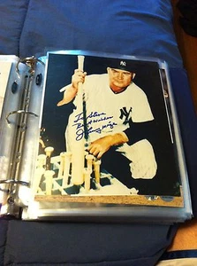 Johnny Mize Personalized Autographed 8 x 10 photo. Elected to Hall of Fame 1981 - Picture 1 of 1